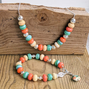 Beachy Chunky Bead Necklace