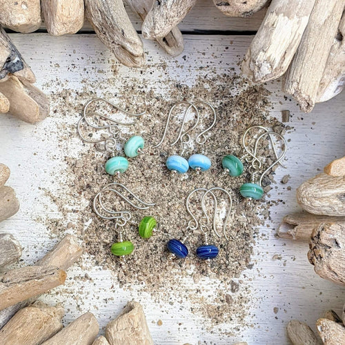 Coastline Tiny Bead Earrings