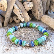 Load image into Gallery viewer, Shades of the Coastline Bead Bracelet