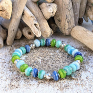 Shades of the Coastline Bead Bracelet