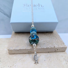 Load image into Gallery viewer, Deep Sea Beach Ball Necklace in blue or green