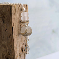 Frosted Sea Beach Ball Necklace