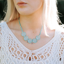 Load image into Gallery viewer, Beachcomber Necklace in Jade, Frosted Glass