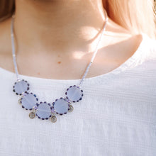 Load image into Gallery viewer, Beachcomber Necklace in Lilac, Glossy Glass