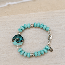Load image into Gallery viewer, Low Tide Silver Fish Bracelet