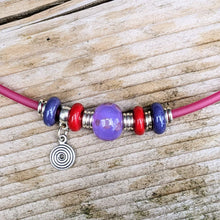 Load image into Gallery viewer, Lush Tubes - pink necklaces