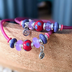 Lush Tubes - pink bracelets