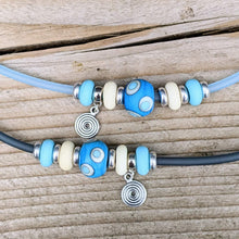 Load image into Gallery viewer, Lush Tubes - teal/turquoise necklaces
