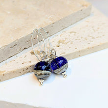 Load image into Gallery viewer, Night Swimming Ball Earrings