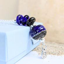 Load image into Gallery viewer, Night Swimming Beach Ball Necklace