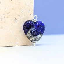 Load image into Gallery viewer, Night Swimming Heart Pendant