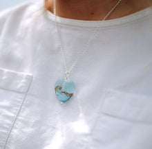 Load image into Gallery viewer, Sea Breeze Heart Pendant