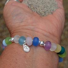 Load image into Gallery viewer, Shades of Sea Glass Bead Bracelet
