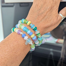 Load image into Gallery viewer, Shades of Sea Glass Bead Bracelet