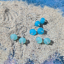 Load image into Gallery viewer, Sea Glass Tiny Bead Earrings