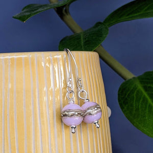 Shoreline Earrings in Pink