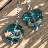 Shoreline Pendant, Medium or Mini, in Marine