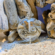 Sparkling Sea Lentil Pendant