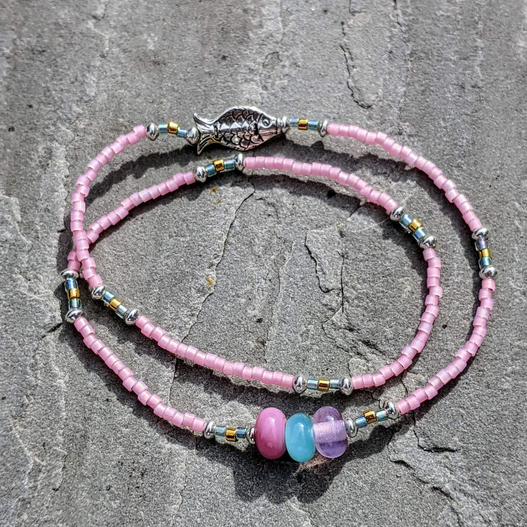 Silver Fish Festival Bracelet