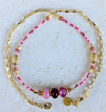 Load image into Gallery viewer, Sun Glitter Necklace in Pink