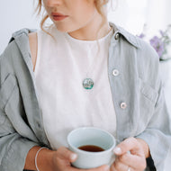 Turning Tides Lentil Pendant
