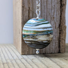 Load image into Gallery viewer, Strata lentil pendant C - clearance sale - only one available