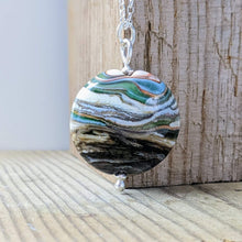 Load image into Gallery viewer, Strata lentil pendant C - clearance sale - only one available