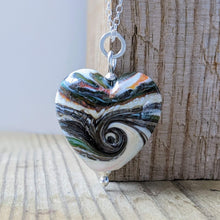 Load image into Gallery viewer, Strata heart pendant - clearance sale - only one available