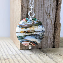 Load image into Gallery viewer, Strata lentil pendant D - clearance sale - only one available