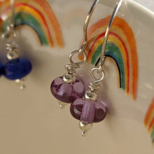 Load image into Gallery viewer, Tiny Rainbow Bead Earrings