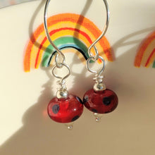 Load image into Gallery viewer, Tiny Rainbow Bead Earrings