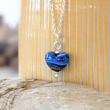 Load image into Gallery viewer, Blue Surf Beach Babe Heart Pendant, choice of styles