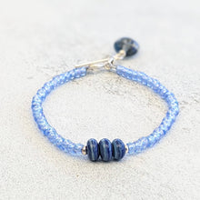 Load image into Gallery viewer, Blue Surf Simply Charming Bracelet