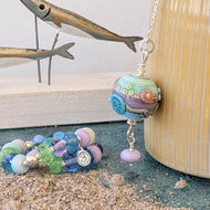 Coastal Path Extra Large Round Pendant