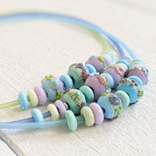 Load image into Gallery viewer, Coastal Path Fiddle Bead Necklace