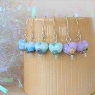 Coastal Path Heart Earrings