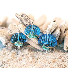 Load image into Gallery viewer, Deep Sea Shell Earrings