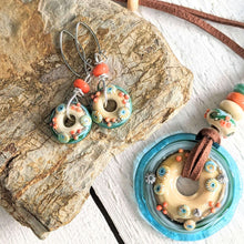 Load image into Gallery viewer, Sand &amp; Sea Disc Earrings