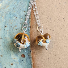 Load image into Gallery viewer, Golden ... Beyond the Sea Beach Babe Lentil Pendant