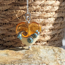 Load image into Gallery viewer, Golden ... Beyond the Sea heart pendant