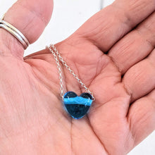Load image into Gallery viewer, Turquoise H is for Heart Pendant