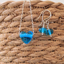Load image into Gallery viewer, Turquoise H is for Heart Pendant
