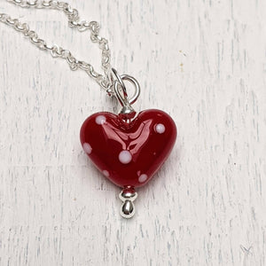 Experiment! Ladybird Mini Heart Pendant  ... Sale £35, reduced by £10