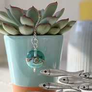 Low Tide Beach Babe Lentil Pendant-Necklace-Beach Art Glass
