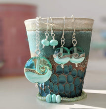 Load image into Gallery viewer, Low Tide Lentil Earrings-Earrings-Beach Art Glass