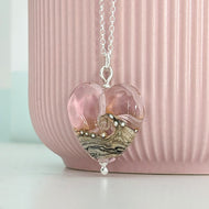 Shoreline Pendant, Medium or Mini, in Rose