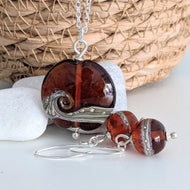 Shoreline Pendant, Medium or Mini, in Maple