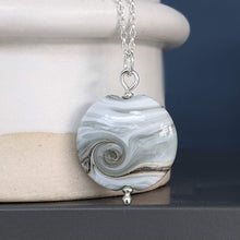 Load image into Gallery viewer, Pebble Lentil Pendant - clearance sale