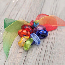 Load image into Gallery viewer, Rainbow Big Hole Bead Set-Rainbows-Beach Art Glass