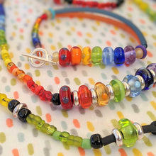 Load image into Gallery viewer, Rainbow Long Necklace Kit ... Lush Kits-Rainbows-Beach Art Glass